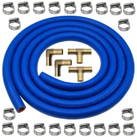 Luumtee 782469575434 5/8 Inch X10ft Id 16mm Silicone Heater Hose Radiator Coolant Straight Line 4pcs B