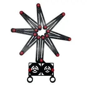 Lyshujli 795205634692 16 Fold Multi Angle Measuring Tool 16-sided Ceramic Tile Opening Locator Angl