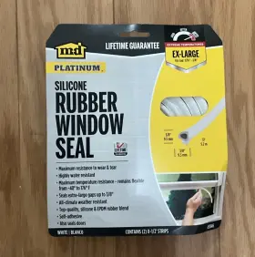 43846 M-d Building Products All-climate Thermalblend Weatherseal 17ft White Xl