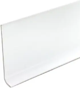75317 M D Building Products 4-inch X 4-ft. Snow White Vinyl Wall Base