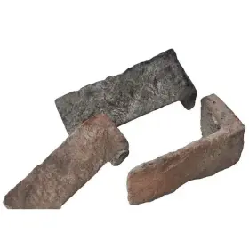 M-rock 811216010086 Corner Stones 2.5 Inch X14 X3 Dry Stack Cement Interior/exterior Use In Gray