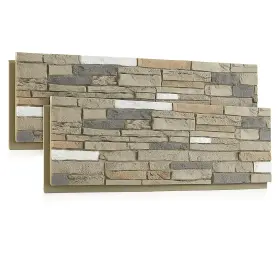 0.98ftftd Maasechs 313024913936 2 Pack Faux Stone Panels Interior 45.6ftftl X 11.8ftfth Siding