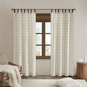 Mp40-6761 Madison Park Anaheim Cabin Plaid Curtain Window Thermal Insulated Fleece L Inch