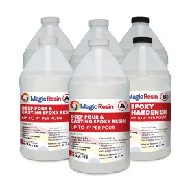 Z6-voio-igbu Magic Resin Deep Pour Epoxy For River Table 6 Gallon 11.4 L 4ftft And C