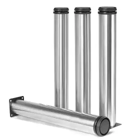 B0bx41ssq9 Masendelk 16 Inch Metal Furniture Legs Stainless Steel Adjustable Silver Me