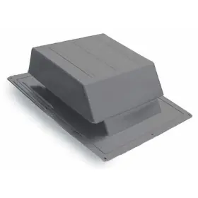 Ir65g-6 Master Flow 65 Sq. Inch Nfa Gray Resin High Impact Slant Back Roof Louver Static Vent Carton
