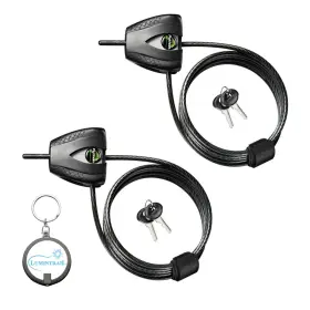 B07gjwclvc Master Lock 8417d Python Adjustable Keyed Cable 6ft 2-pack