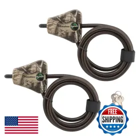 B0c2219zwy Master Lock Cable Python Adjustable Keyed 6 Ft. Long 2