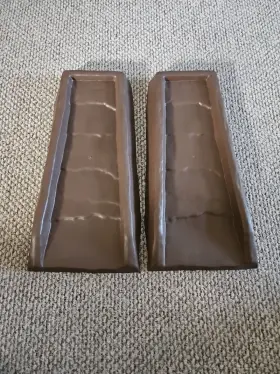 30924 Master Mark Chocolate Brown Rain Run Gutter Down Spout Splash Block Hdpe Plastic Made In Usa