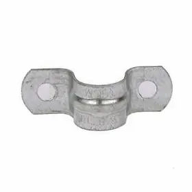 14486 Master Plumber Pipe Hanger Strap Galvanized Steel 1/4 Inch - Quantity 100