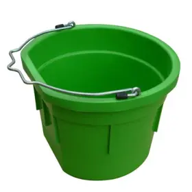 8-qts Master Rancher Mr8qp/fsb-limegrn Utility Bucket Flat Sided Lime Green Resin 8-qts. -