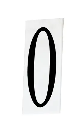 53620wt Maxim 53620 White 5 Inch H House Number