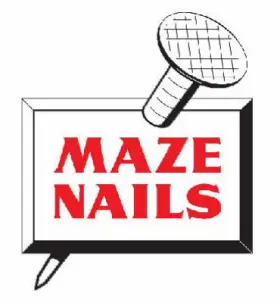 H527a-5 Maze Nails Pole Barn Ring Shank Hardened Steel 30d 4.5- Inch 5-lbs. -h527a-5