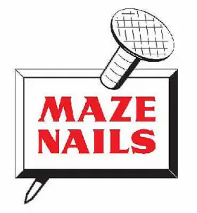 H528a-5 Maze Nails Pole Barn Ring Shank Hardened Steel 40d 5- Inch 5-lbs. -h528a-5