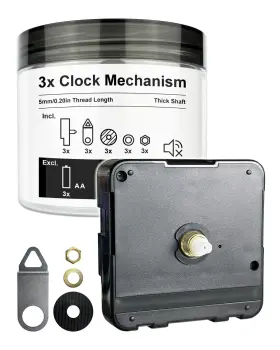 B0d7c3q254 Mcdfl 3 Set Quartz Clock Movement Mechanism Battery Operated Wall Repair K