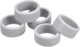 Meccanixity 313026583557 Silicone Rubber Bands Rings Non-slip 1 Inch Grey For Wrapping Paper Co
