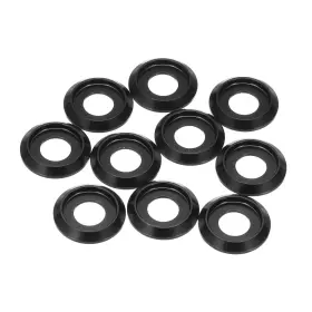 Mea231128ee000501 Meccanixity M8 Cone Cup Countersunk Washers Hole Dia 8mm/0.31 Inch Black