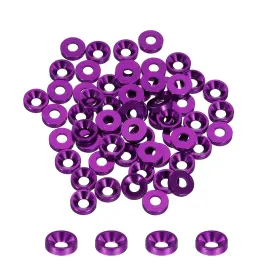 Mea231223ee000437 Meccanixity 50pcs M3 Counterbore Washers 8mm/0.31inch Anodized 8mm Purple