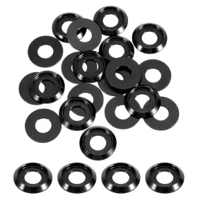 Mea241229ee000699 Meccanixity M8 Cone Cup Countersunk Washers Hole Dia 8mm/0.31 Inch Black