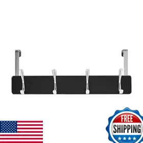 B09z17fp39 Melannco Over The Door Hooks Coat Rack For Entry Way Bathroom Bedroom Laundry