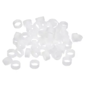 Metallixity 636939711702 200 X Silicone Rubber Bands Rings Non-slip 10mm Dia 1mm Thick 5mm Width
