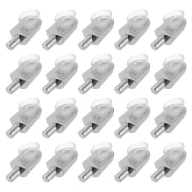 Metallixity 656320698924 20pcs Shelf Support Pegs 9mm/0.35 Inch Thickness Glass Holder For Bedroom