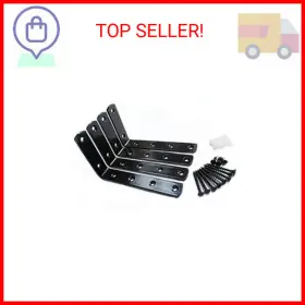 Bxgzc-06 Mhmydz 4 Pcs Steel Heavy Duty Inch L Corner Brace Joint Angle Bracket Shelf Wall Ha