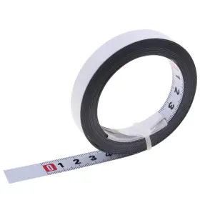 Micro Traders Bu 810 Metal Steel Measure Tape Self Adhesive Metric Scale Ruler Reads L To R For T-