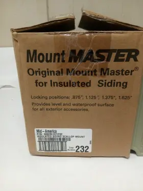 00035101232 Mid-america Mount Master For Insulated Siding Scallop Original