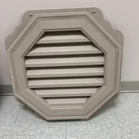 00400022097 Mid-america 22 Inch Octagon Gable Vent Clay 097