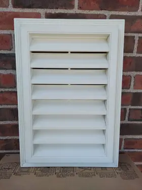 00451218211 Mid-america 12 Inch X 18 Rectangle Gable Vent Color 001 White
