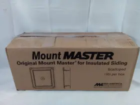 M00035101909 Mid America Scallop Mount Vinyl For Insulated Siding 10-pk -909