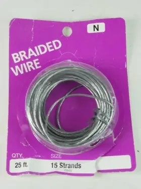 Midwest Fastener Corporation 23552 15 Strands 25ft. Braided Wires 738287235524