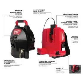 47-53-2775 Milwaukee Switch Pack Drum With Anchor Cable And 2775-20 Powered Base