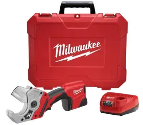 Gs-728639285451 Milwaukee 2470-21 M12 Pvc Pipe Cutter Kit With Battery Charger