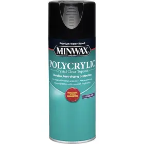 Lanc-27895-nf Minwax 33333 Satin Polycrylic Spray Crystal Clear Topcoat 11.5 Oz