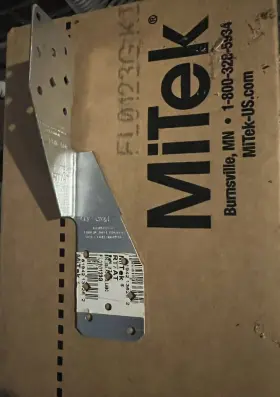 Rt7at Mitek 84- 1-1/2 Inch X 6- 1/2 Rafter Tie/hurricane Hanger Metal Rt7a T Made In Usa