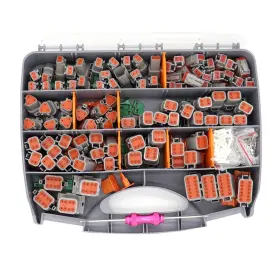 Us-mocw1120 Mocw 601 Pcs For Dt Deutsch Connector Kit Gray 2 3 4 6 8 12 Pin Connectors Size