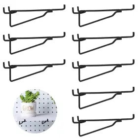 B0csdjzt4d Morobor 8pk 6 Inch Heavy Duty Metal Pegboard Hooks Garage Workshop Organizer