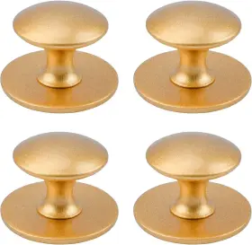 W-mf001914-us Morobor Adhesive Cabinet Knobs 4pcs Self-stick Instant 4 Pieces Matte Gold
