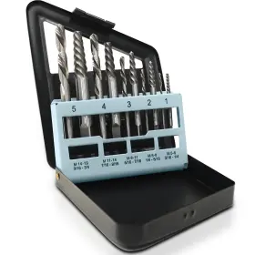 Momex35 Mowabi Screw Extractor And M35 Left-hand Drill Bit Set High-speed Steel Bo... Fas
