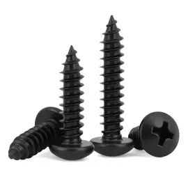 Bkptzg14 Moyocodi #10 X 1 100 Pack Pan Head Sheet Metal Screws Phillips Drive Self-tapping