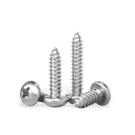Mc62803034 Moyocodi #14 X 1 50 Pack Pan Head Phillips Screws Sheet Metal Inch Silver