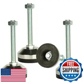 B0crdl2dw3 Muhouzhinang Heavy Duty Leveling Screw Leg 2.36 Inch Base M12 Thread 1300 Lb Capacit