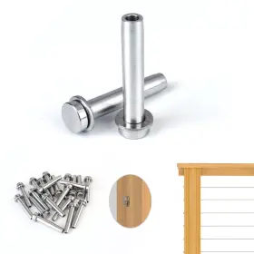 Cr24 Muzata 1/8 Inch Stemball Swage Dead End Invisible Cable Railing Kit Terminal