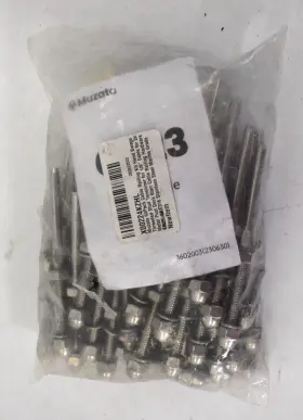 Mzz334 Muzata 60 Pack 1/8 Inch Cable Railing Hardware Kit Hand Swage Threaded Stud