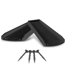 Naacoo 709226435251 2 Pack Downspout Splash Block 24 Inch Rain Gutter Extensions - Fixable