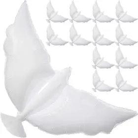 20170516 Nalakuvara 12-pack Dove Balloons Memorial Release In Sky Biodegradable Large White