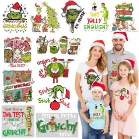 It-gh-12 Nanzhoo 12 Sheets Christmas Dtf Transfers Ready To Press Iron On For T-shir