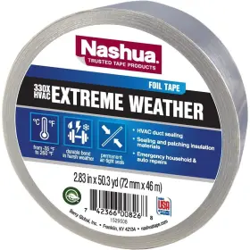 1207801 Nashua 2.83 Inch X 50 Yd. 330x Extreme Weather Hvac Foil Tape